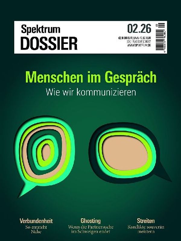 Spektrum Dossier 2/2026 Menschen im Gespräch