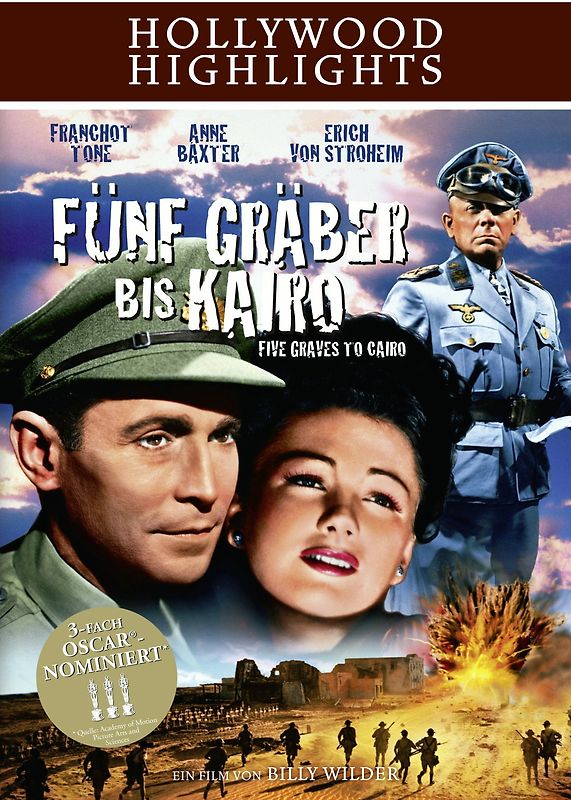 Fünf Gräber bis Kairo DVD