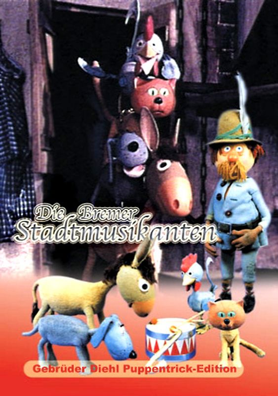 Bremer Stadtmusikanten(Puppentrick) Gebrüder Diehl Puppentrick-Film DVD