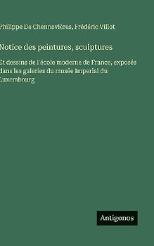 Notice des peintures, sculptures