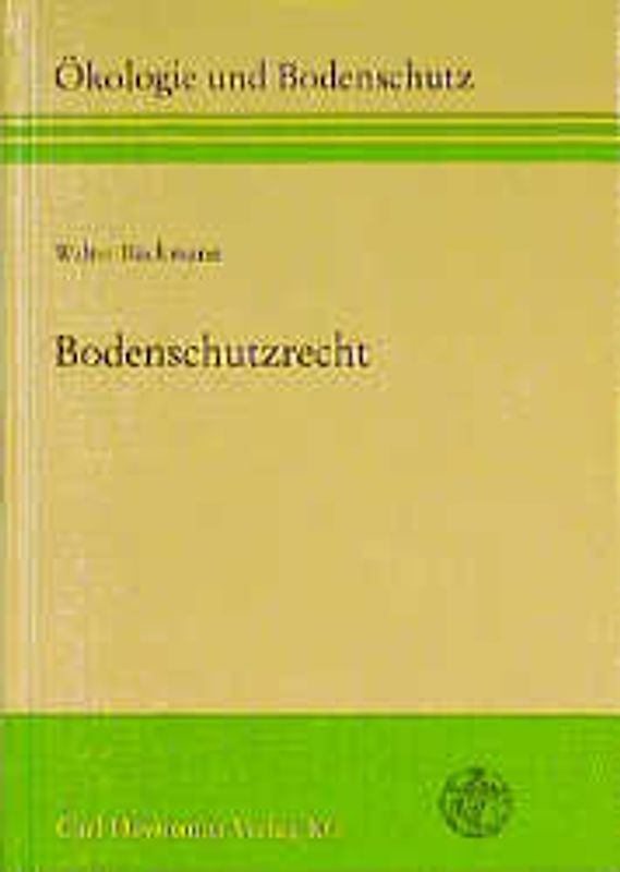 Bodenschutzrecht