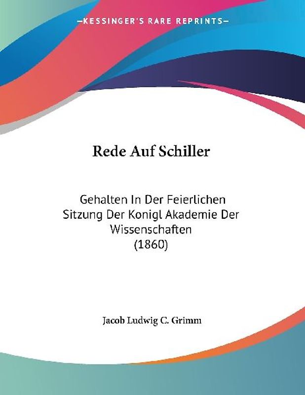Rede Auf Schiller