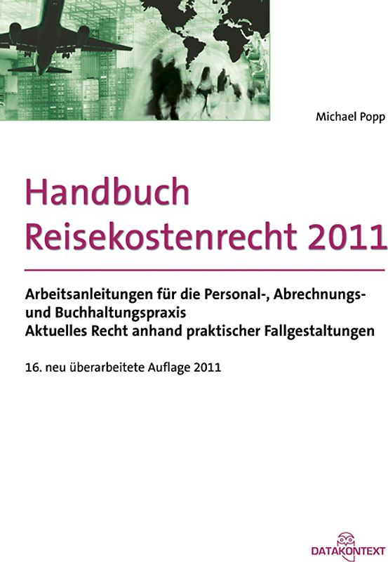 Handbuch Reisekostenrecht 2011