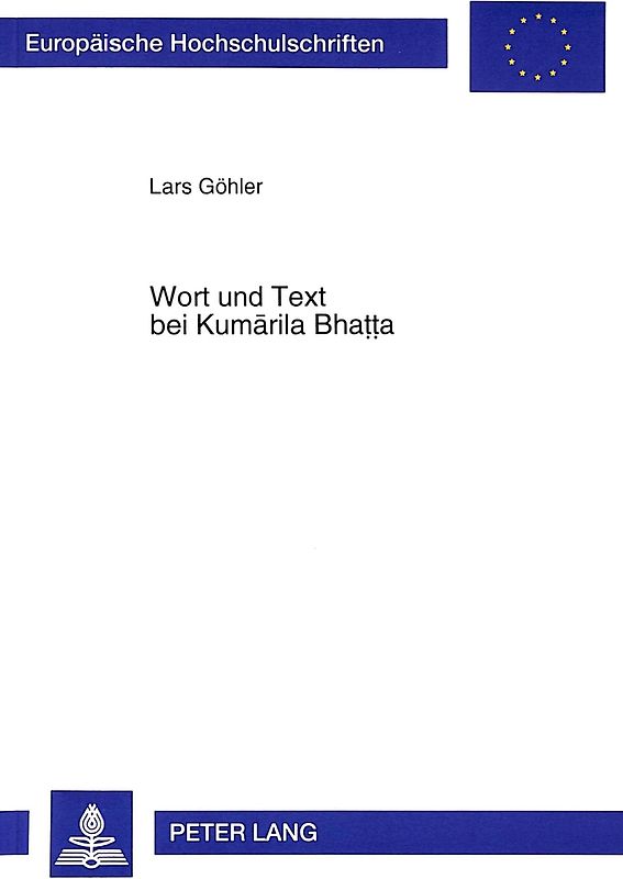 Wort und Text bei Kumarila Bhatta