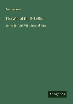 The War of the Rebellion