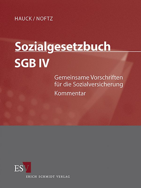 Sozialgesetzbuch (SGB) – Gesamtkommentar / Sozialgesetzbuch (SGB) IV: Gemeinsame Vorschriften für die Sozialversicherung - Abonnement Pflichtfortsetzung für mindestens 12 Monate