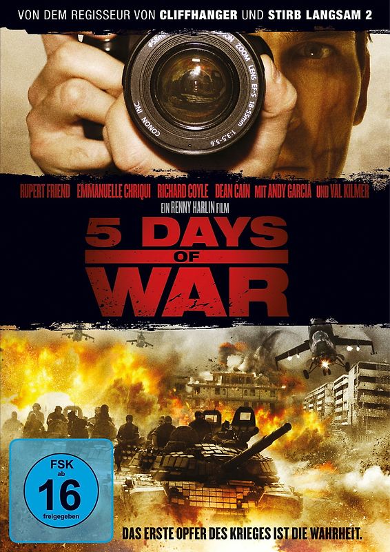 5 Days of War DVD