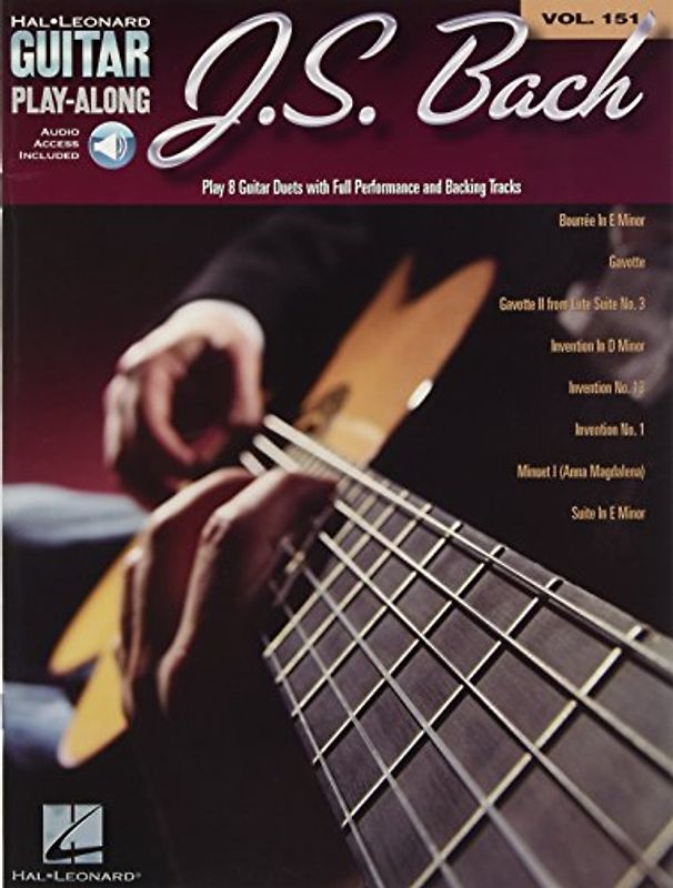 J.S. Bach: Guitar Play-Along Volume 151 (Guitar Play-Along, 151, Band 151)