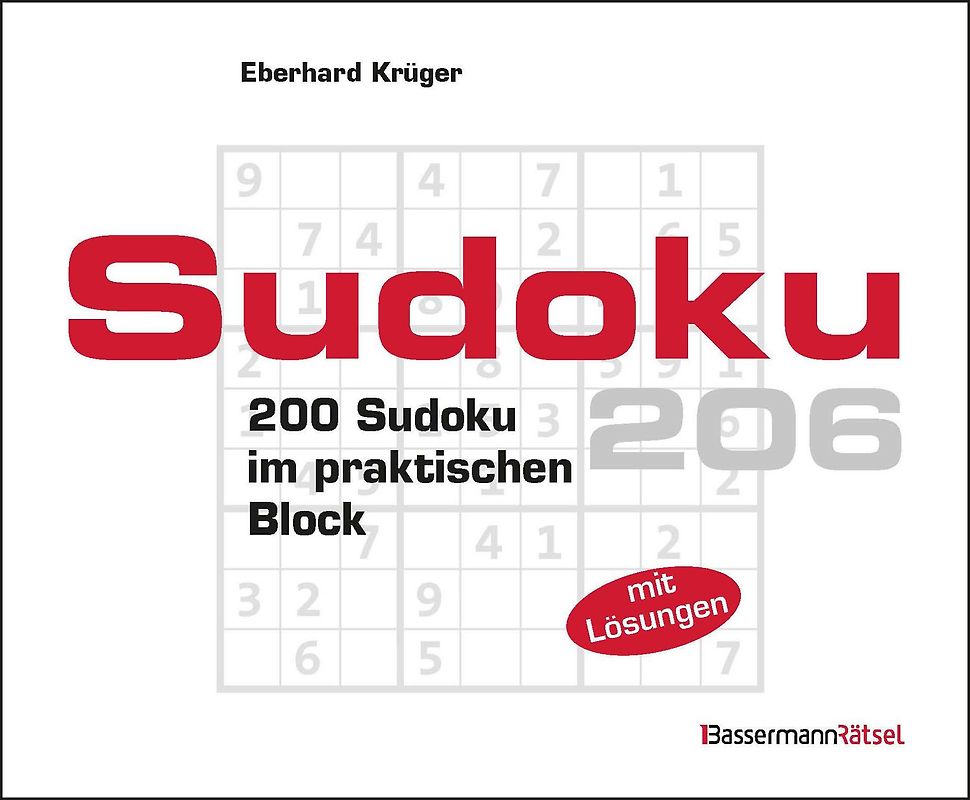 Sudokublock 206 (5 Exemplare à 2,99 €)