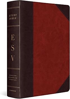 ESV Study Bible: English Standard Version, Brown/Cordovan, Trutone, Portfolio Design