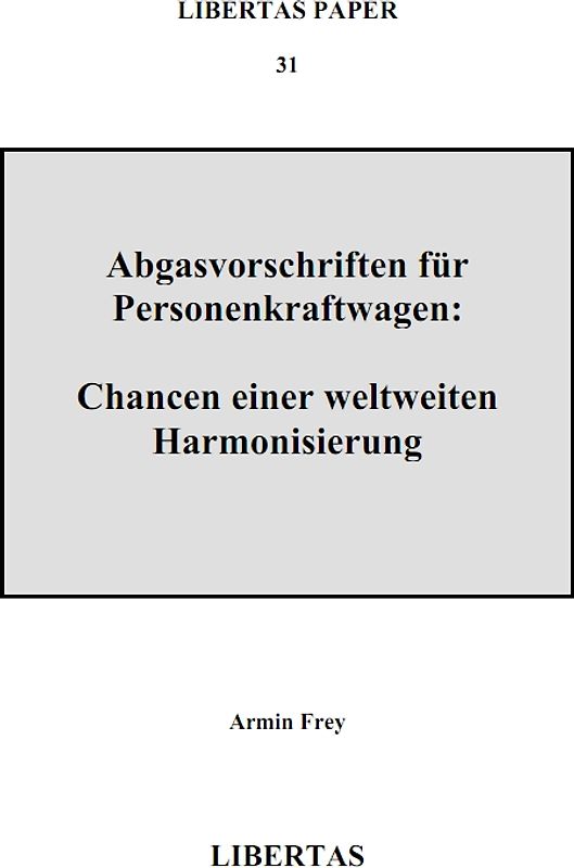 Abgasvorschriften für Personenkraftwagen