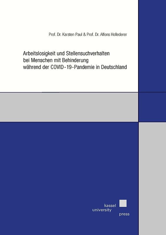 Arbeitslosigkeit und Stellensuchverhalten bei Menschen mit Behinderung während der COVID-19-Pandemie in Deutschland