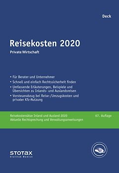Reisekosten 2020