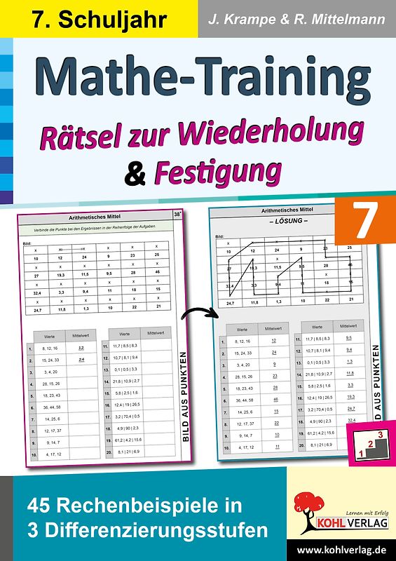 Mathe-Training zur Wiederholung und Festigung / Klasse 7