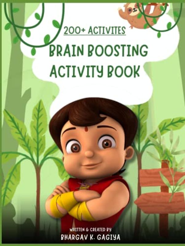 Brain Boosting Activity Book: 200+ Fun and Learn Engaging Brain Games for Age 3 to 8 Years Old Kids: Activitiy Book : Specially For Kids