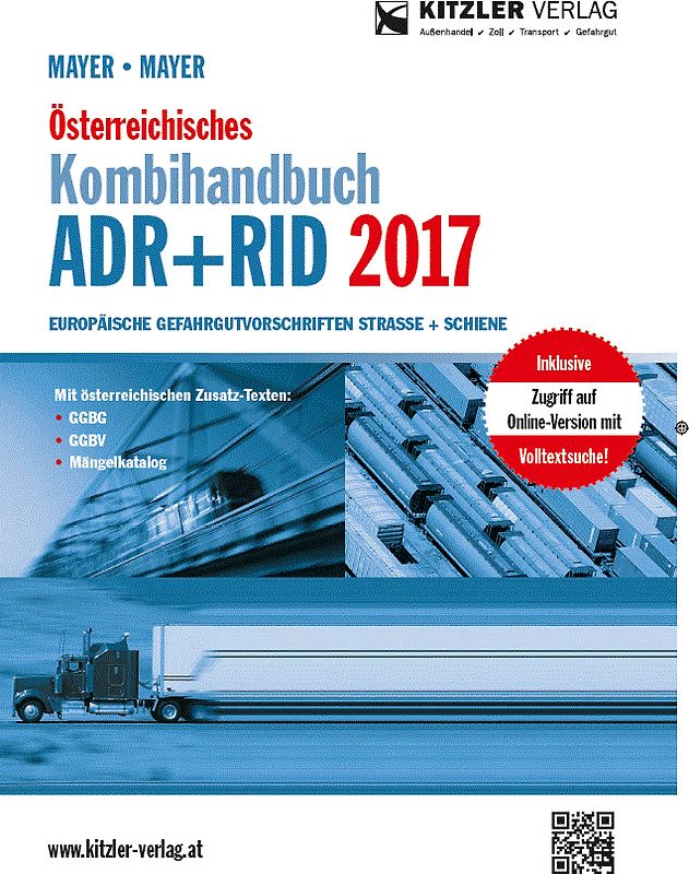 Österreichisches Kombihandbuch ADR + RID 2017