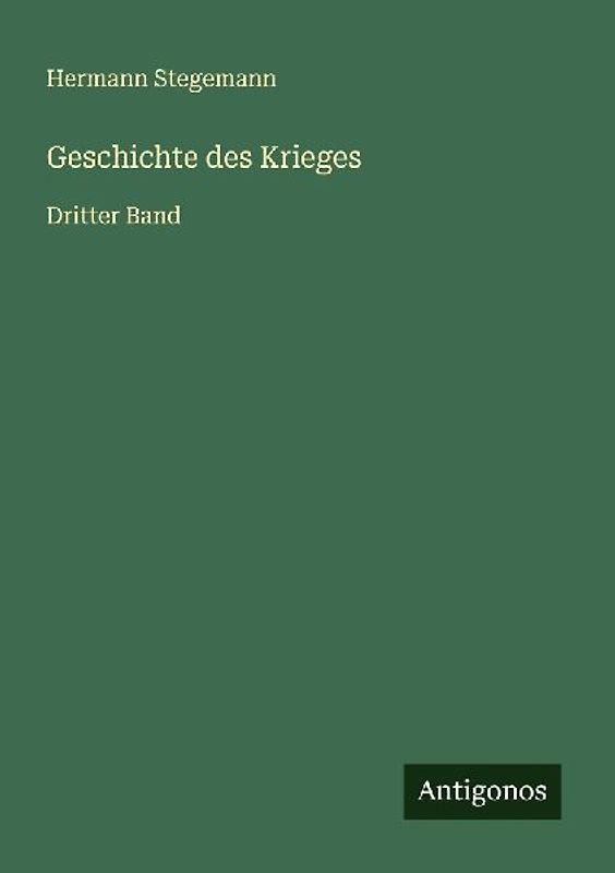 Geschichte des Krieges