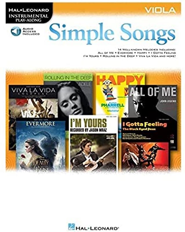 Simple Songs: Viola (Hal Leonard Instrumental Play-Along)