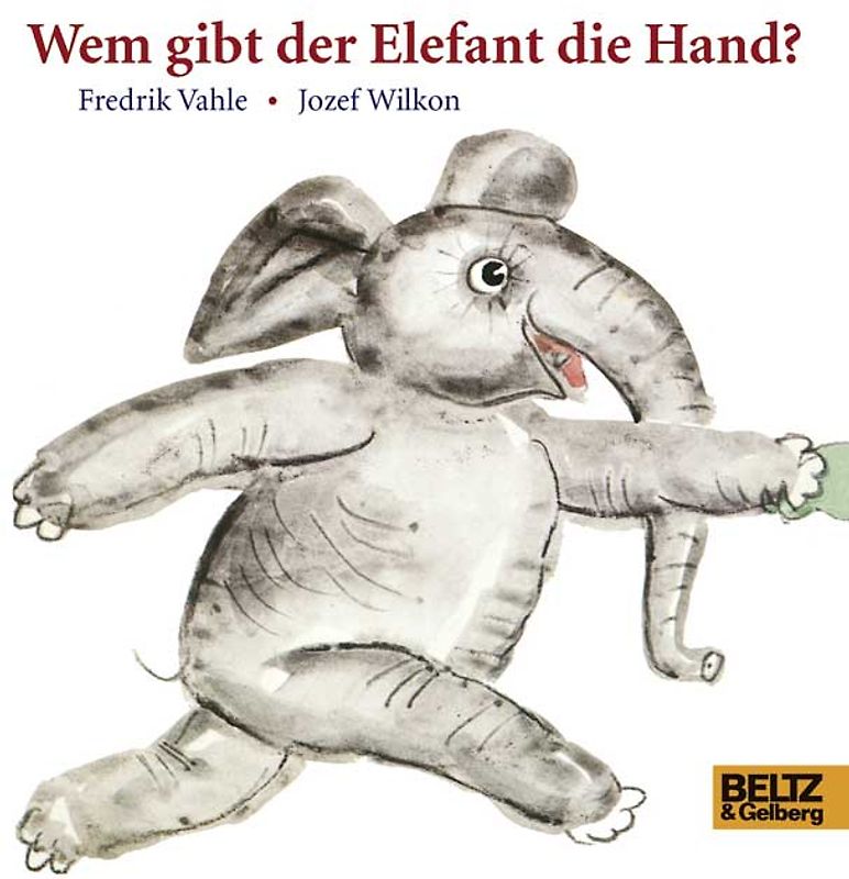Wem gibt der Elefant die Hand?