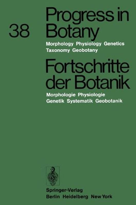 Progress in Botany / Fortschritte der Botanik
