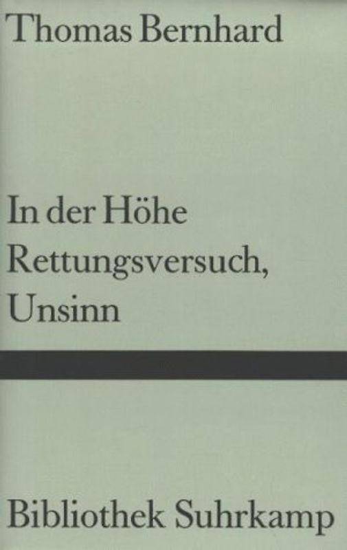 In der Höhe - Rettungsversuch, Unsinn