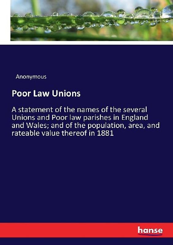 Poor Law Unions