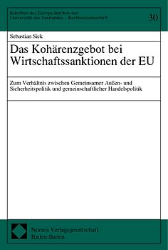 Das Kohärenzgebot bei Wirtschaftssanktionen der EU