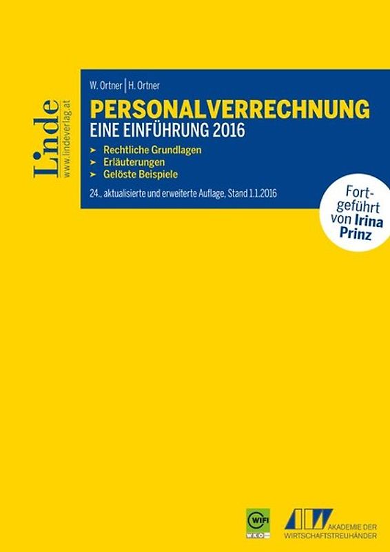 Personalverrechnung: eine Einführung 2016