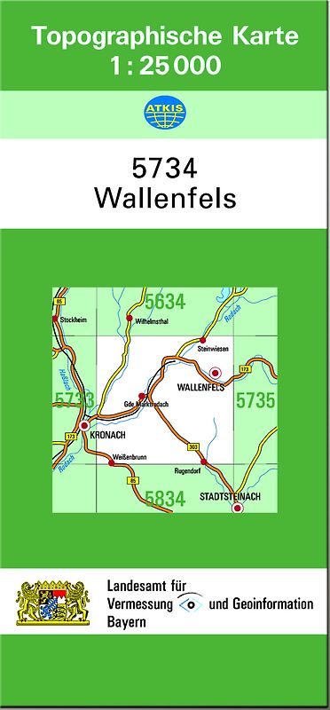 TK25 5734 Wallenfels