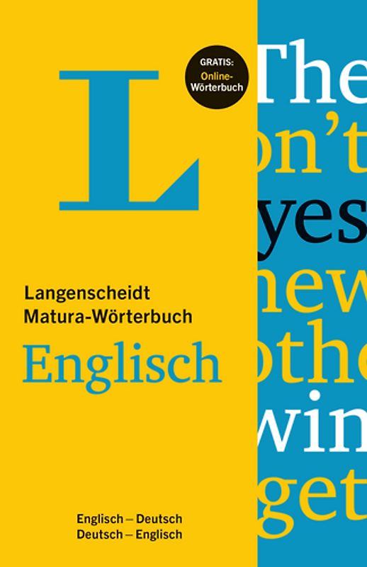 Langenscheidt Matura-Wörterbuch Englisch