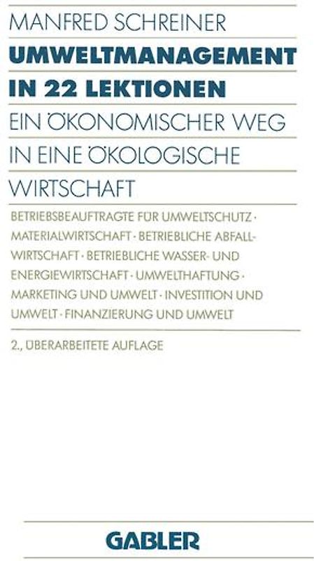 Umweltmanagement in 22 Lektionen