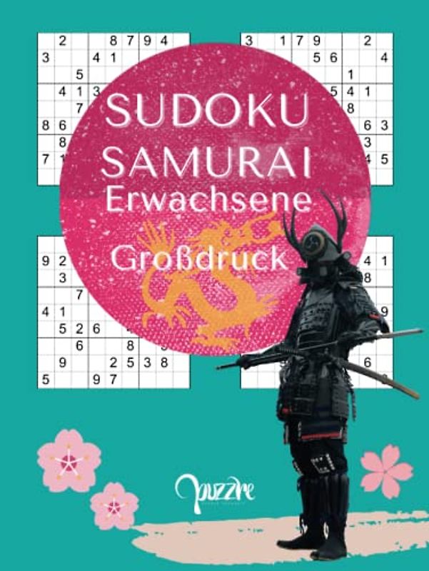 Sudoku Samurai Erwachsene Großdruck: Denksport Sudoku Irregulär Fortgeschrittene
