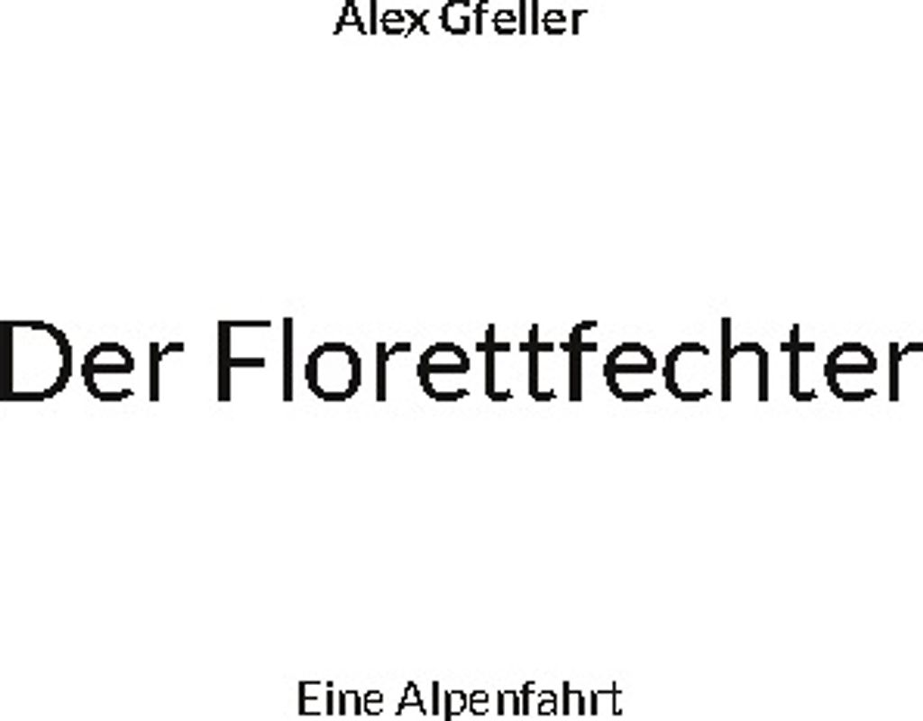Der Florettfechter