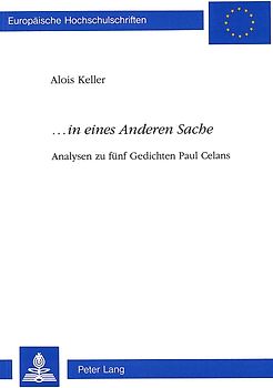 «...in eines Anderen Sache»