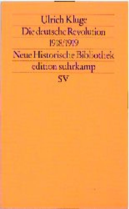 Die deutsche Revolution 1918/1919