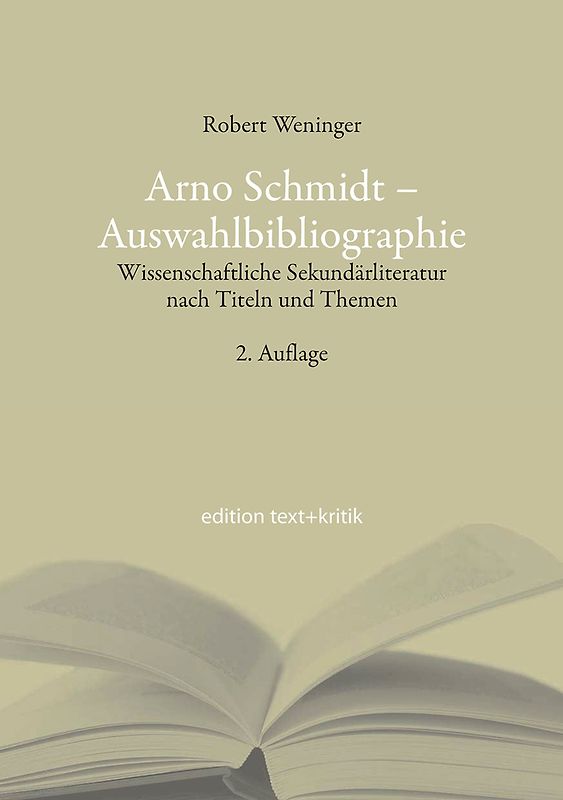 Arno Schmidt - Auswahlibliographie