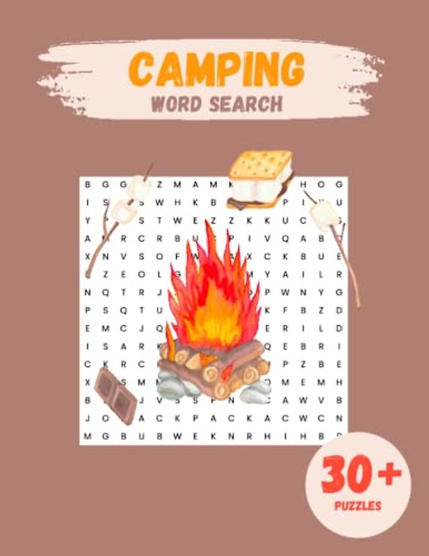 Camping Word Search: 30+ Puzzles With Answers