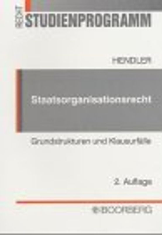 Staatsorganisationsrecht