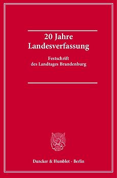 20 Jahre Landesverfassung.