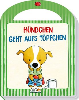 Hündchen geht aufs Töpfchen
