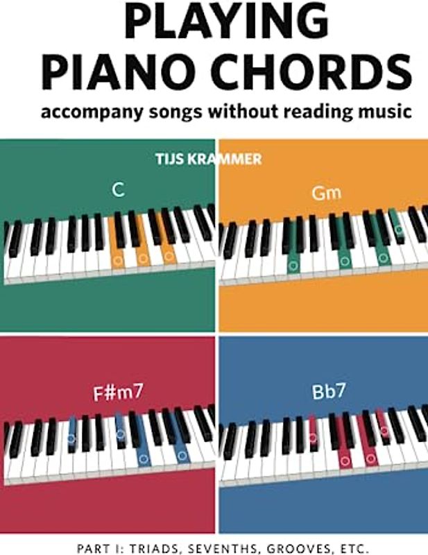 Playing piano chords: Accompanying songs without reading music