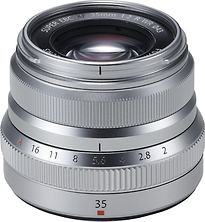 Fujifilm Fujinon XF 35 mm F2.0 R WR 43 mm Objectif (adapté à Fujifilm XF) argent