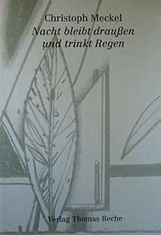 Nacht bleibt draussen und trinkt Regen