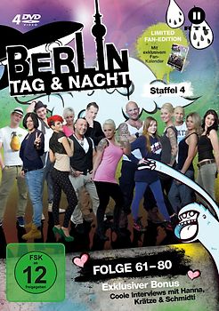Berlin Tag & Nacht - Staffel 4 - Folge 61-80 [Limited Fan Edition, 4 Discs] DVD