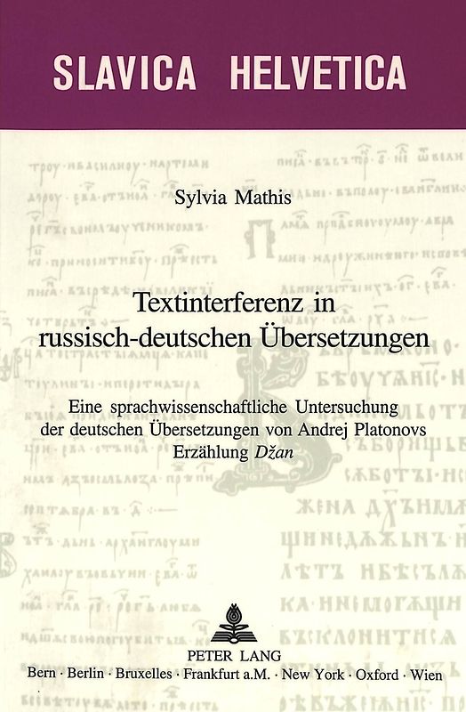 Textinterferenz in russisch-deutschen Übersetzungen