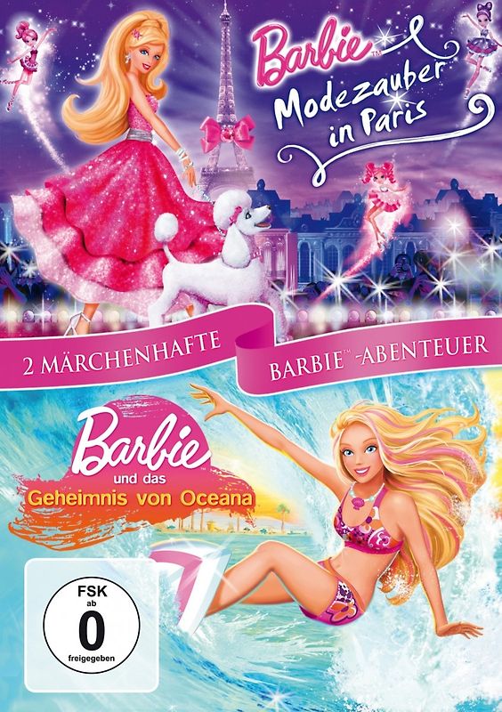 Barbie: Modezauber in Paris & Barbie und das Geheimnis von Oceana - 2 Filme-Set DVD