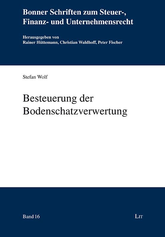 Besteuerung der Bodenschatzverwertung