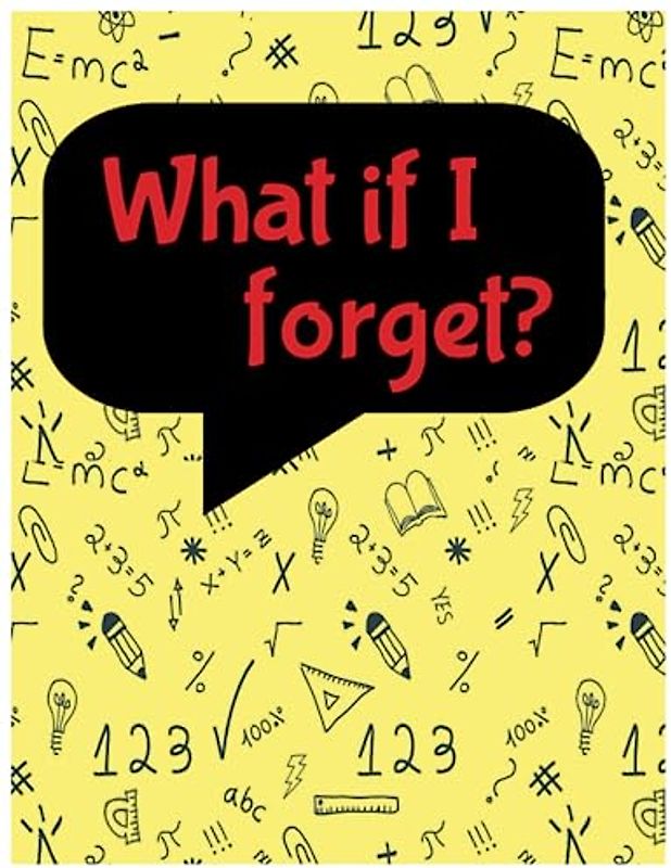 What if I forget? / Password Book / calendar / notes / brain games