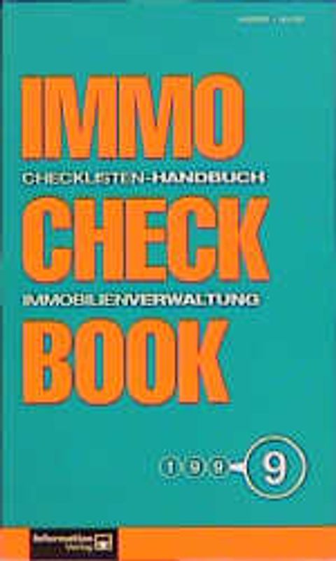 Immo Check Book. Checklisten-Handbuch Immobilienverwaltung