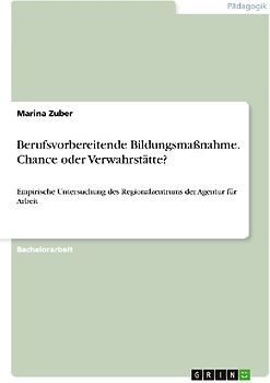 Berufsvorbereitende Bildungsmaßnahme. Chance oder Verwahrstätte?